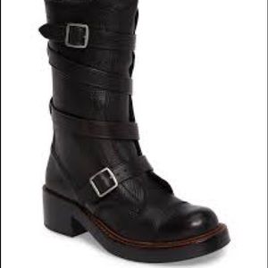 Coach moto boots